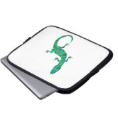 Green Gecko Laptopschutzhülle (Vorne Knopf)