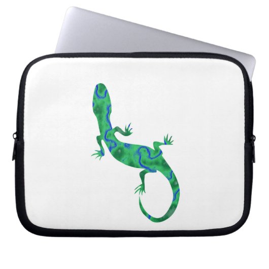 Green Gecko Laptopschutzhülle (Vorderseite)