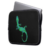 Green Gecko Laptopschutzhülle (Vorderseite Links)