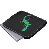 Green Gecko Laptopschutzhülle (Vorne Knopf)