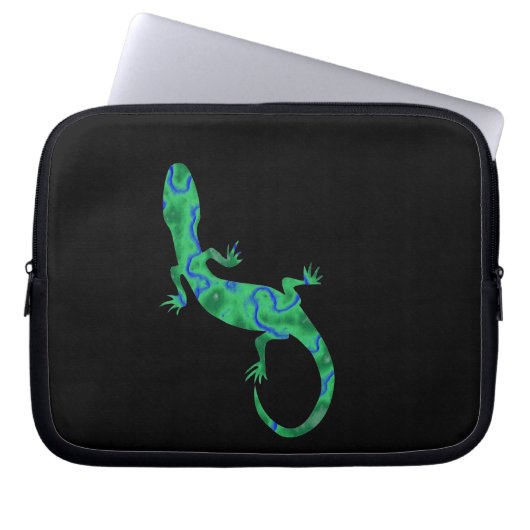 Green Gecko Laptopschutzhülle (Vorderseite)