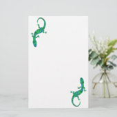 Green Gecko Magnetic Briefpapier (Stehend Vorderseite)