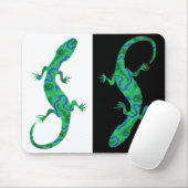 Green Gecko Mousepad (Mit Mouse)