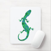 Green Gecko Mousepad (Mit Mouse)