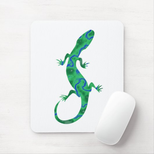 Green Gecko Mousepad (Mit Mouse)