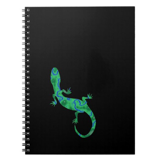 Green Gecko Notizblock (Vorderseite)