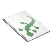 Green Gecko Notizblock (Rechte Seite)
