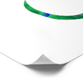 Green Gecko Poster (Ecke)