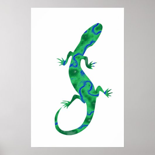 Green Gecko Poster (Vorne)