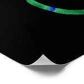 Green Gecko Poster (Ecke)