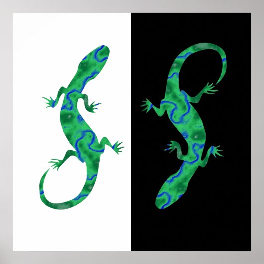Green Gecko Poster (Vorne)