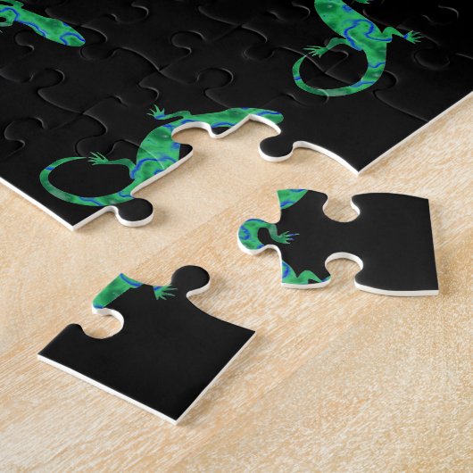 Green Gecko Puzzle (Seite)
