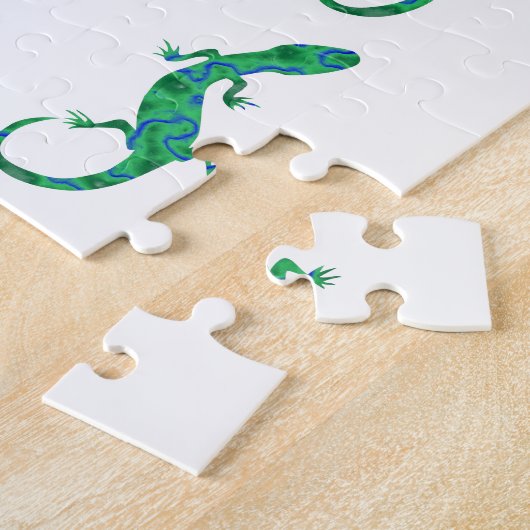 Green Gecko Puzzle (Seite)