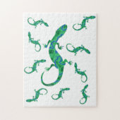 Green Gecko Puzzle (Vertikal)