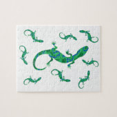 Green Gecko Puzzle (Horizontal)