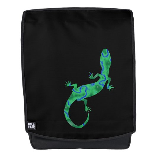 Green Gecko Rucksack (Vorderseite)