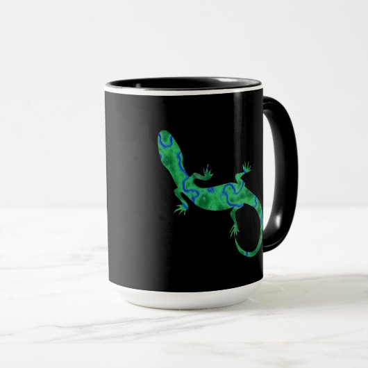 Green Gecko Tasse (VorderseiteRechts)