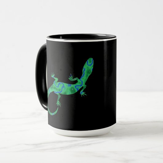 Green Gecko Tasse (Vorderseite Links)