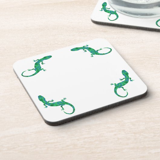 Green Gecko Untersetzer (Linke Seite)