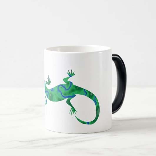 Green Gecko Verwandlungstasse (VorderseiteRechts)