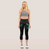 Green Geckos Capri Leggings (Vorderseite)