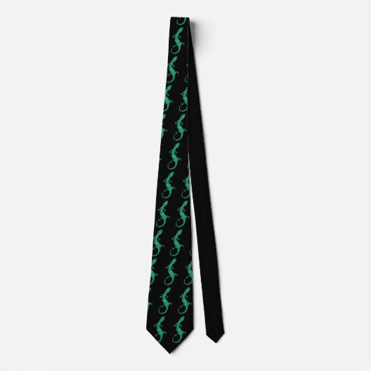 Green Geckos Krawatte (Vorderseite)