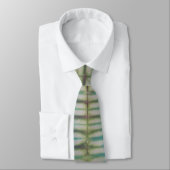 Green Gefärbte Krawatte Necktie (Gebunden)