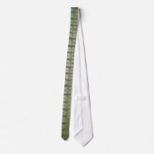 Green Gefärbte Krawatte Necktie (Rückseite)