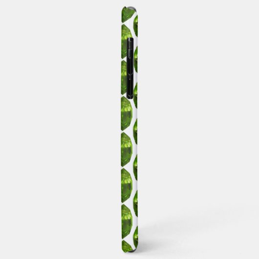 Green Gemstone iPhone Fall Marquise faceted Case-Mate iPhone Hülle (Hinten/Links)