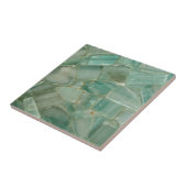Green Gemstone Print Keramik Tile Fliese (Seite)