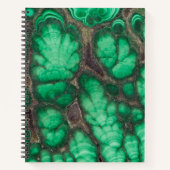 Green Gemustert Malachite Notizblock (Vorderseite)