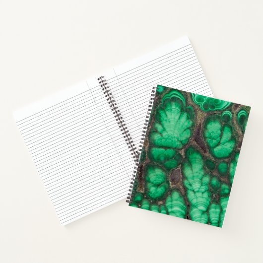 Green Gemustert Malachite Notizblock (Innenseite)