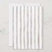 Green Gender Neutral Gingerbread Baby Sprinkle Einladung (Rückseite)