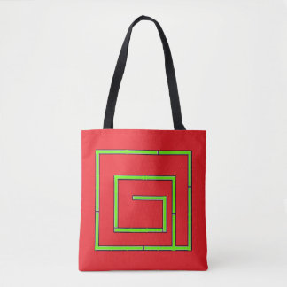 Green Geo Red Tasche