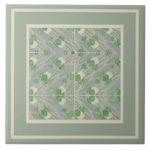 Green Geometric 1915 Hannah Borger Overbeck