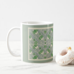 Green Geometric 1915 Hannah Borger Overbeck Kaffeetasse