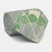 Green Geometric 1915 Hannah Borger Overbeck Krawatte (Gerollt)