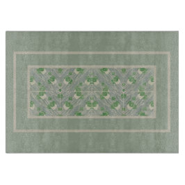 Green Geometric 1915 Hannah Borger Overbeck Schneidebrett