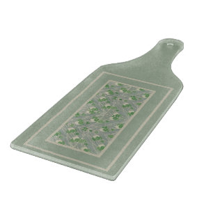 Green Geometric 1915 Hannah Borger Overbeck Schneidebrett