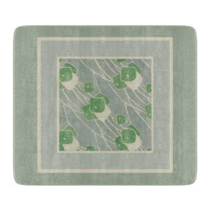 Green Geometric 1915 Hannah Borger Overbeck Schneidebrett