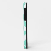 Green Geometric Deko Cube Muster Case-Mate iPhone Hülle (Hinten/Links)