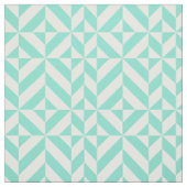 Green Geometric Deko Cube Muster Stoff (Muster)