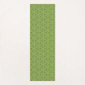 Green Geometric Design Yogamatte (Vorderseite)