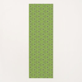 Green Geometric Design Yogamatte