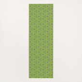 Green Geometric Design Yogamatte (Rückseite)