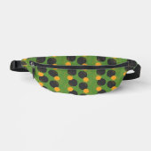 Green Geometric Fanny Pack Bauchtasche (Vorderseite)