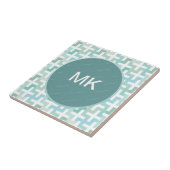 Green Geometric Fliese (Seite)