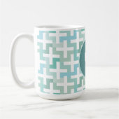 Green Geometric Kaffeetasse (Links)