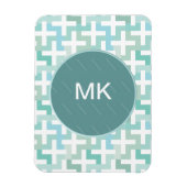 Green Geometric Magnet (Vertikal)