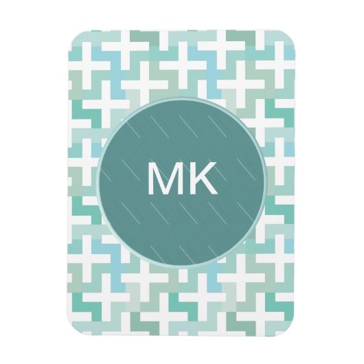 Green Geometric Magnet (Vertikal)